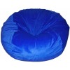 Ahh! Products Cuddle Minky Blue Washable Large Bean Bag Chair | Luxury Bean Bags