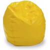 Brown Sales  Giant Adult Sized Baseball Style Vinyl Bean Bag Yellow | Classic Bean Bags