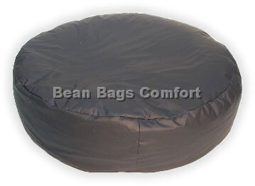 Black Lounger Pancake Bean Bag