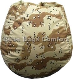 Desert Storm Camouflage Bean Bags Chairs