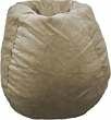 Faux Suede Buff Bean Bag Chair