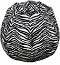 MicroFibres Zebra Bean Bags