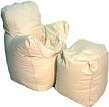 Oyster Chair Bean Bag and Ottoman